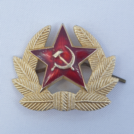 Металлическая кокарда советской армии, СССР