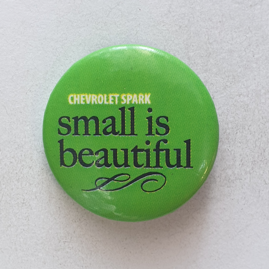 Значок "Chevrolet Spark. Small is beautiful". Картинка 1