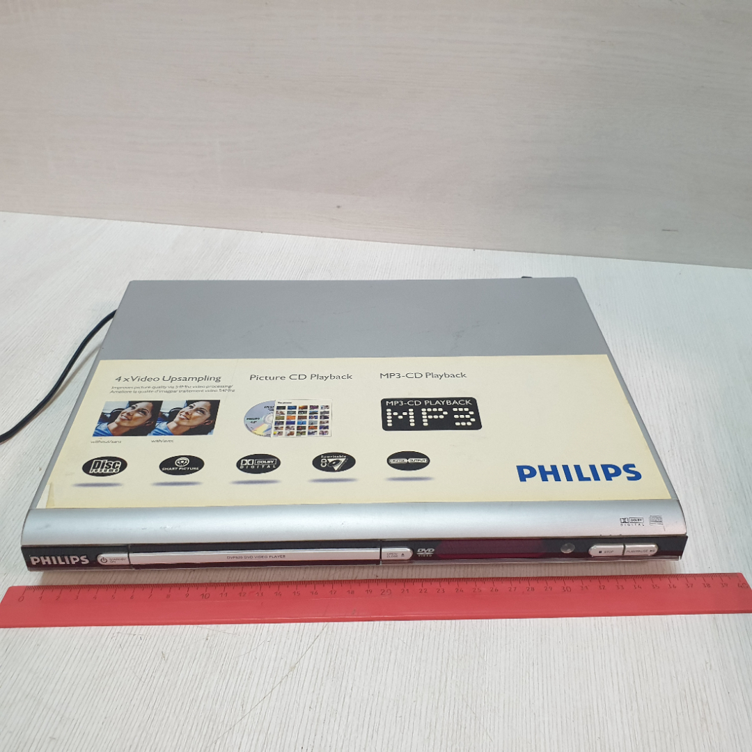 Проигрыватель DVD Phillips DVP 520/04 без пульта, форматы:MP3, VIDEOCD, SVCD, JPEG, Китай. Картинка 12