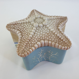 Декоративная шкатулка для мелких вещей в виде звезды, декоративный камень, минимальный скол