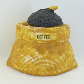 Глиняный настольный сувенир "Coffee"