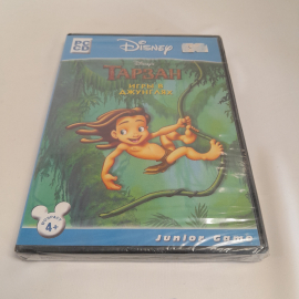 DVD-диск "Disney. Тарзан. Игры в джунглях", 7 мини игр + караоке, не вскрывался