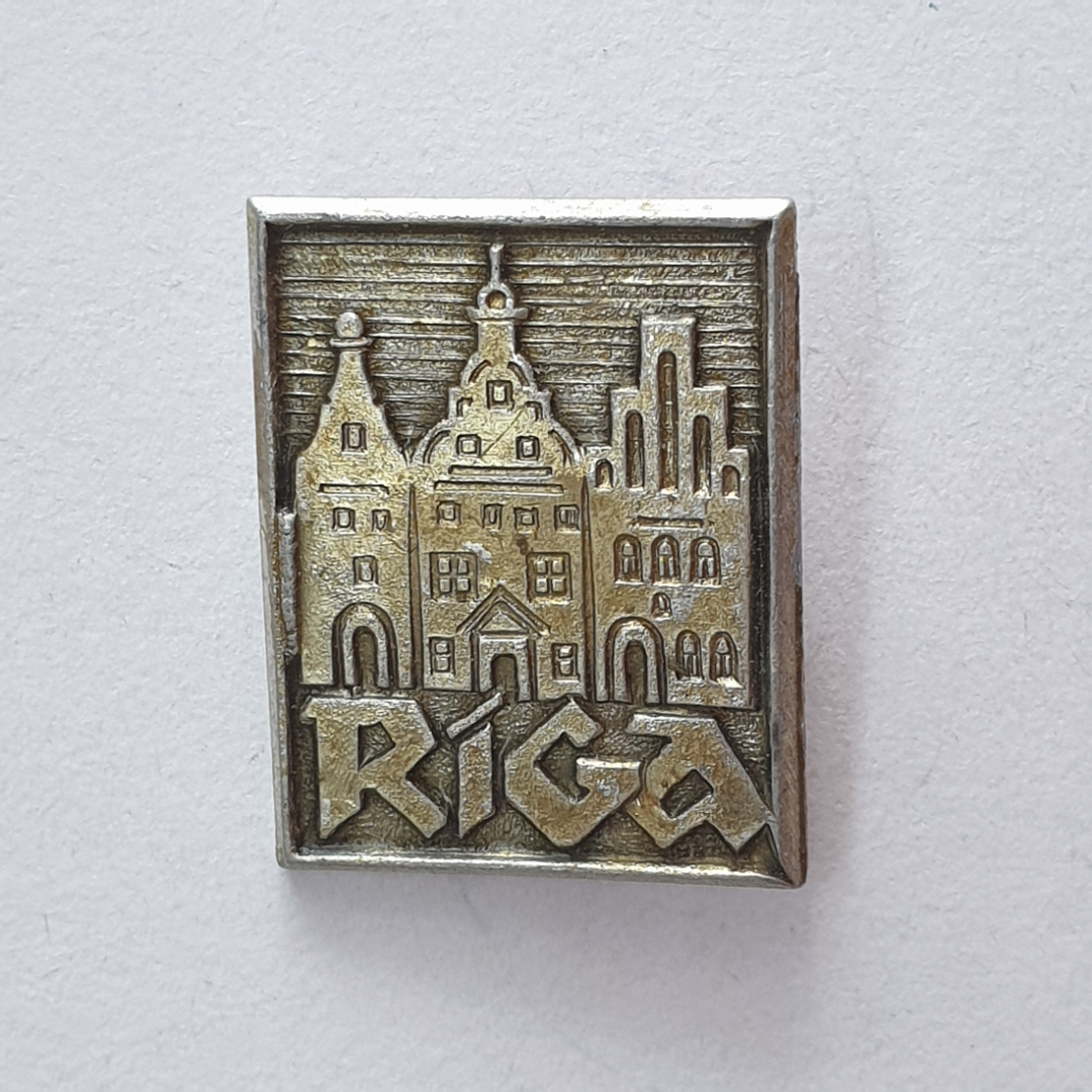 Значок "Riga", СССР. Картинка 1