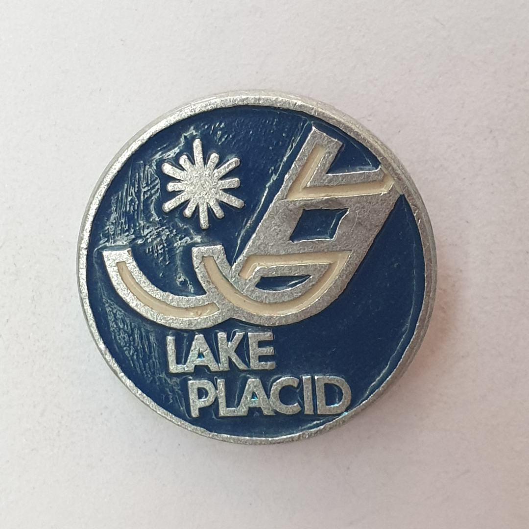 Значок "Lake Placid", СССР. Картинка 1