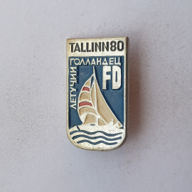 Значок "Tallinn-80. Летучий голландец FD", СССР