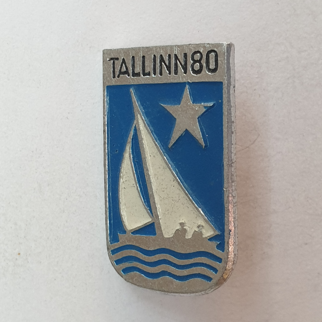 Значок "Tallinn-80", СССР. Картинка 1