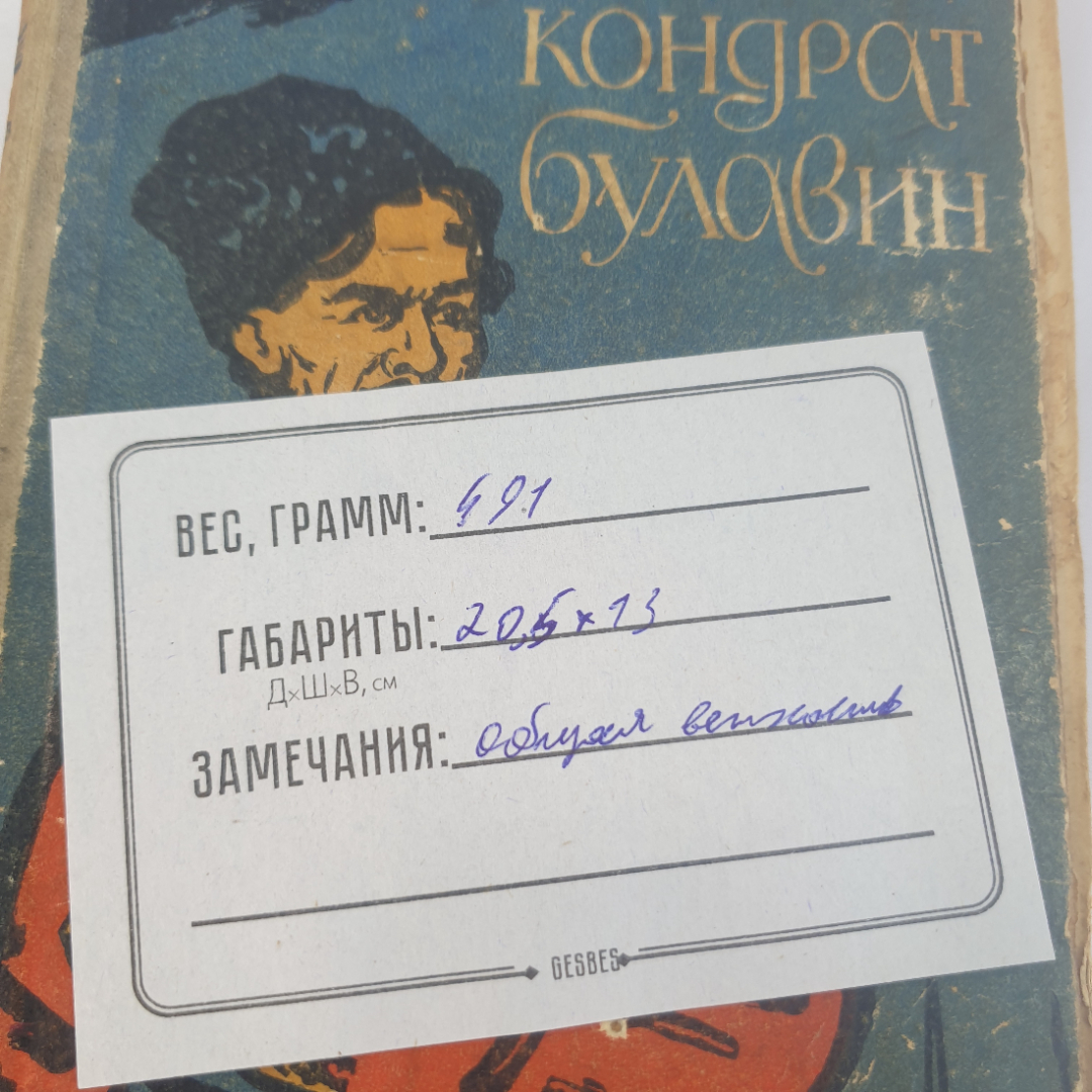 Дм.И. Петров (Бирюк) "Кондрат Булавин", общая ветхость, изд. Московский рабочий, 1959г.. Картинка 9