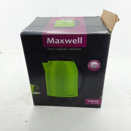  ̶1̶3̶0̶0̶р̶ Электрочайник Maxwell MW-1099 G 627/22476 (+). Картинка 2