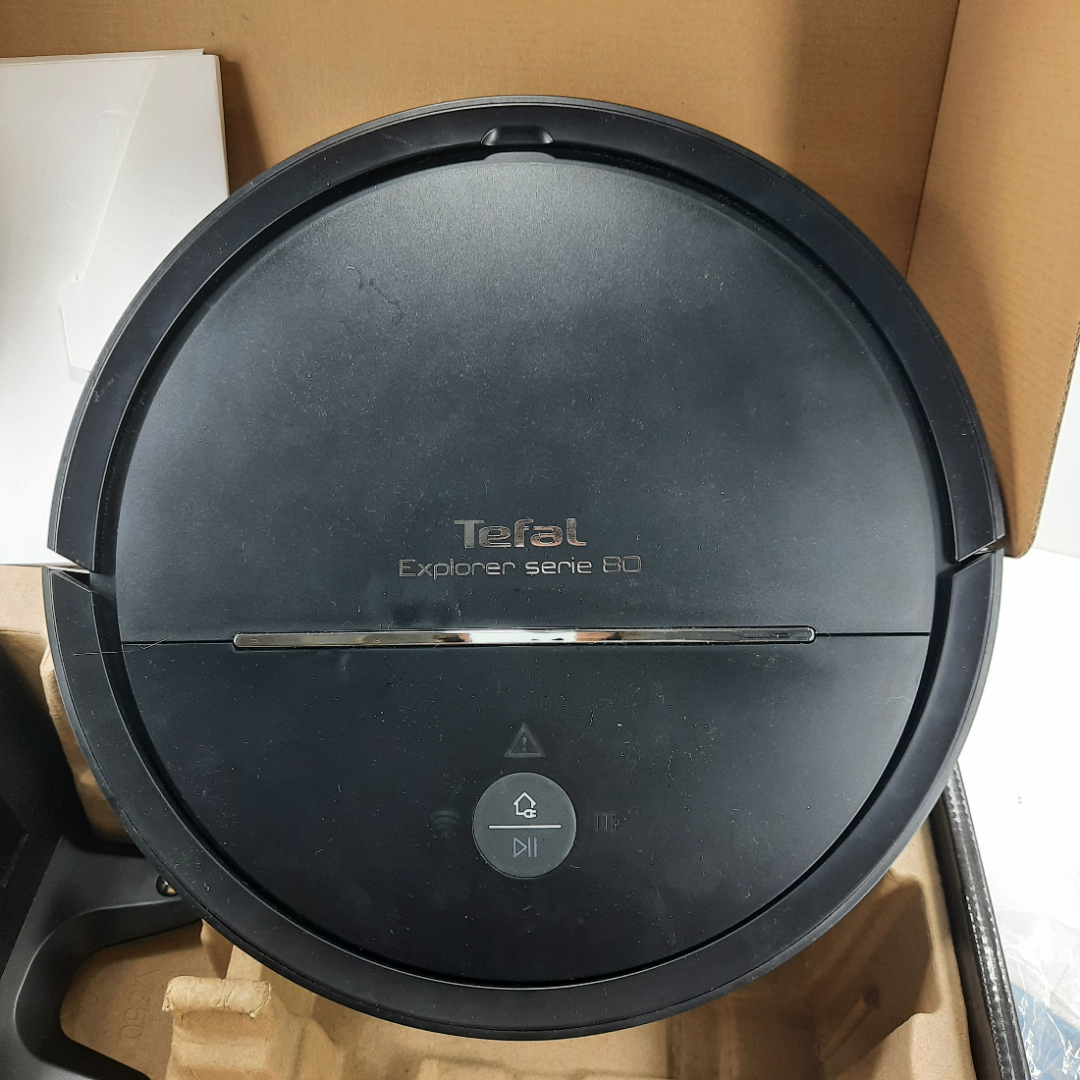  ̶3̶7̶0̶0̶0̶р̶ Робот-пылесос Tefal X-plorer Serie 80 RG7765WH 132/38873+. Картинка 1