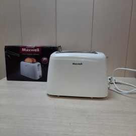  ̶2̶8̶0̶0̶р̶ Тостер Maxwell MW-1504 W 545/3682+. Картинка 1