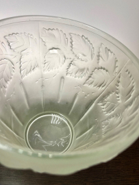 Ваза «Березка» (Birch leaves), Barolak, дизайн завода Josef Inwald 1930х гг, матированное стекло. Картинка 5