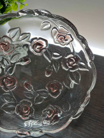 Тарелка-блюдо Walther-glass Германия серия "Natasha" Цветное стекло в прессе. Картинка 2