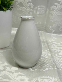 Ваза Plankenhammer floss Bavaria Германия 1928г. Фарфор с цветочной росписью, позолотой. Антиквариат. Картинка 2