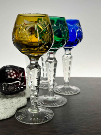 Рюмки "Trube (Виноград)" Germany Nachtmann. Цвет хрусталь, ручная работа. Винтаж 1960гг. Цена за 6шт. Картинка 2