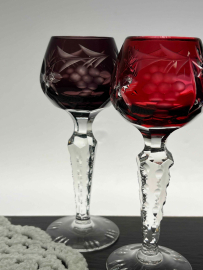 Рюмки "Trube (Виноград)" Germany Nachtmann. Цвет хрусталь, ручная работа. Винтаж 1960гг. Цена за 6шт. Картинка 3