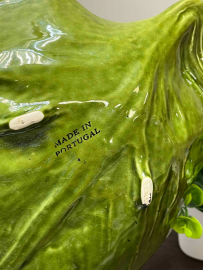 Сервировочное блюдо "Лист" Португалия. Фаянс, ручная работа. Картинка 5