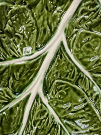 Сервировочное блюдо "Лист" Португалия. Фаянс, ручная работа. Картинка 6