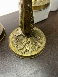 Подсвечник, латунь, Мценский з-д, винтаж, СССР, цена за 1шт. Картинка 3