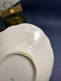 Блюдо сервировочное овальной формы Коростенский ФЗ 1962-1972гг. Фарфор, деколь, перламутр. Винтаж. Картинка 4