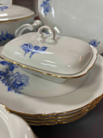 Столовый сервиз на 6персон. Чехословакия. Фарфор с деколью, позолотой. Цена за 26пр. Картинка 2