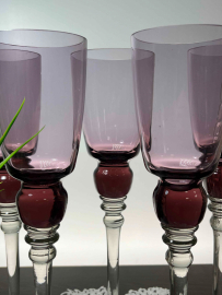 Бокалы из цветного стекла, Стрыйский СЗ ав.Г.Паломар, 250мл. Цена за 6шт. Картинка 3