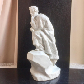 Статуэтка "Лермонтов на скале" ЛФЗ, скульптор Л.М.Барбаш, 1959г, винтаж, СССР. Картинка 3