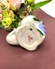 Поильник/бюветница "Зайчик", фарфор Кисловодского з-да Россия, именная надпись. Картинка 5