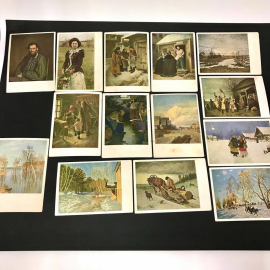 Почтовые открытки 1930г, чистые, малотиражные, коллекционные, редкие, винтаж, СССР