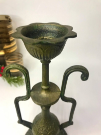 Подсвечник из бронзы, маркировка МЗО, винтаж, СССР. Картинка 3