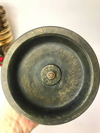 Подсвечник из бронзы, маркировка МЗО, винтаж, СССР. Картинка 4