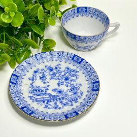 Кофейная пара Seltmann Weiden Германия 1950-1994гг. Тонкий рельеф фарфор, позолота. 100мл. Винтаж. Картинка 2