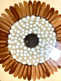 Коллекционная настенная тарелка Львовская ЛСФ 1960-70гг. Керамика с ручной росписью. Винтаж, СССР. Картинка 5