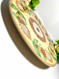 Коллекционная настенная тарелка Львовская ЛСФ 1960-70гг. Керамика с ручной росписью. Винтаж, СССР. Картинка 7