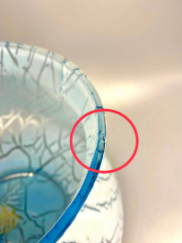 Набор для крюшона, Стрыйский СЗ, сколы на предметах, винтаж, СССР. Цена за 5пр. Картинка 4