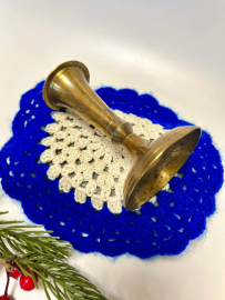 Подсвечник для одной свечи из латуни, Индия. Винтаж. Картинка 3
