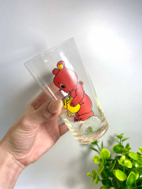 Набор стаканов "Животные", детские мотивы, тонкое стекло. Винтаж. Цена за 6шт. Картинка 6