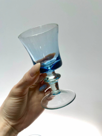 Набор рюмок, Стрыйский СЗ, каталог, ав.Г.Паламар, цветное купоросное стекло. Цена за 6шт. Картинка 3