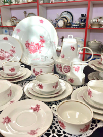 Чайный сервиз на 6 персон «Helena» Jlmenau made in GDR 1977-1990гг. Цена за 28пр