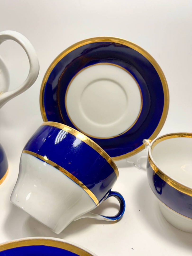 Чайные сервиз на 12персон Барановский ФЗ, 1970-1991гг. Чайник дефект. 230мл. Цена за 27пр. Картинка 7