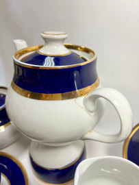 Чайные сервиз на 12персон Барановский ФЗ, 1970-1991гг. Чайник дефект. 230мл. Цена за 27пр. Картинка 2