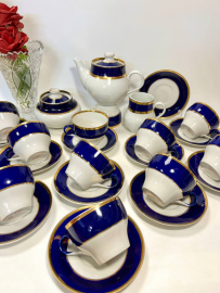 Чайные сервиз на 12персон Барановский ФЗ, 1970-1991гг. Чайник дефект. 230мл. Цена за 27пр. Картинка 1