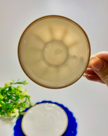 Чайная пара Бавария, Германия. Тонкий фарфор, позолота, просвечивается. Винтаж. Картинка 3