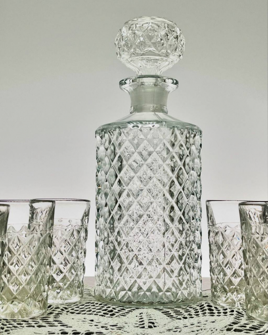 Набор для крепких напитков ав. Владислав Урбан, Богемия, Чехословакия, 1970х гг. Цена за 6пр. Картинка 2