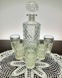 Набор для крепких напитков ав. Владислав Урбан, Богемия, Чехословакия, 1970х гг. Цена за 6пр. Картинка 4