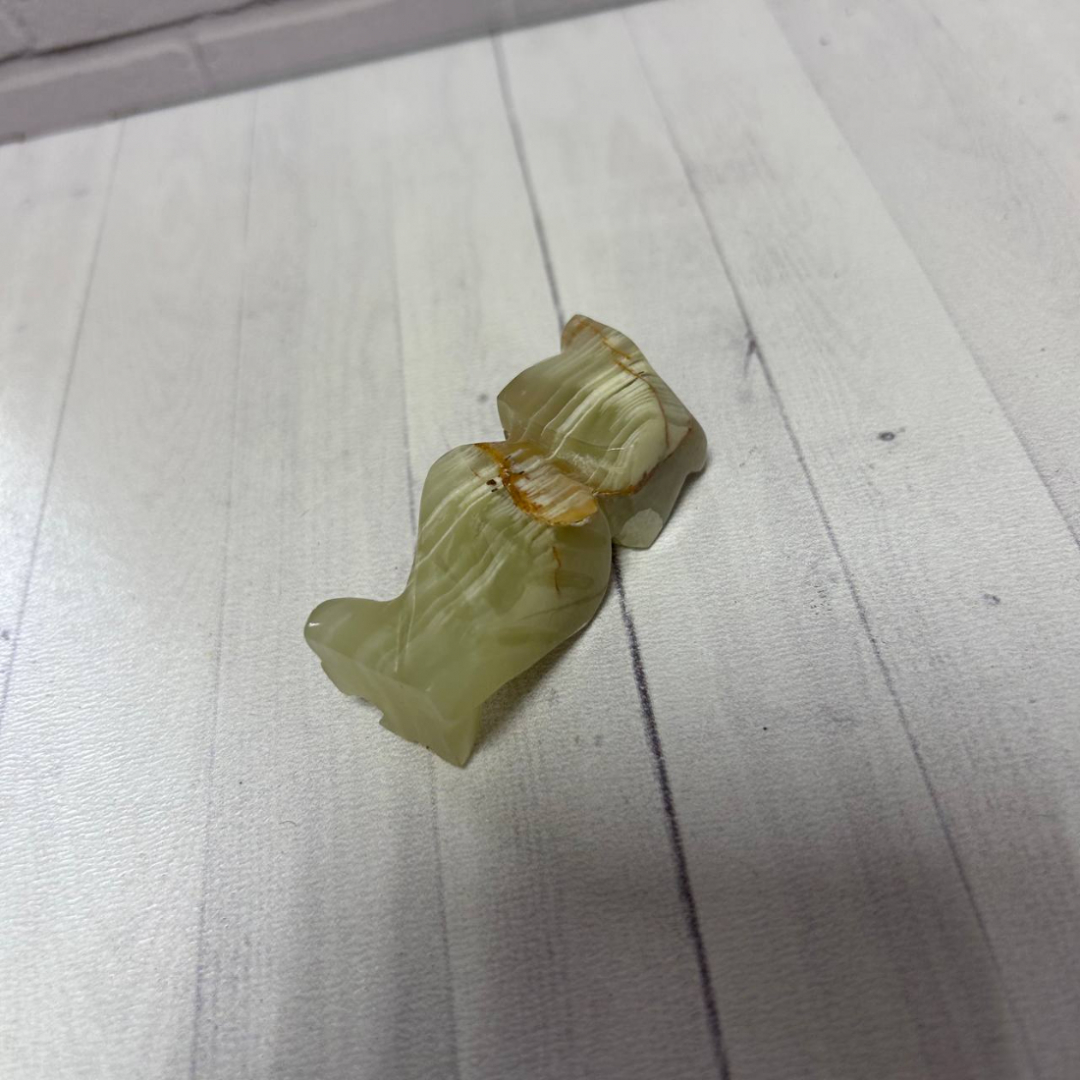 Статуэтка "Сова". Натуральный камень оникс. Картинка 2