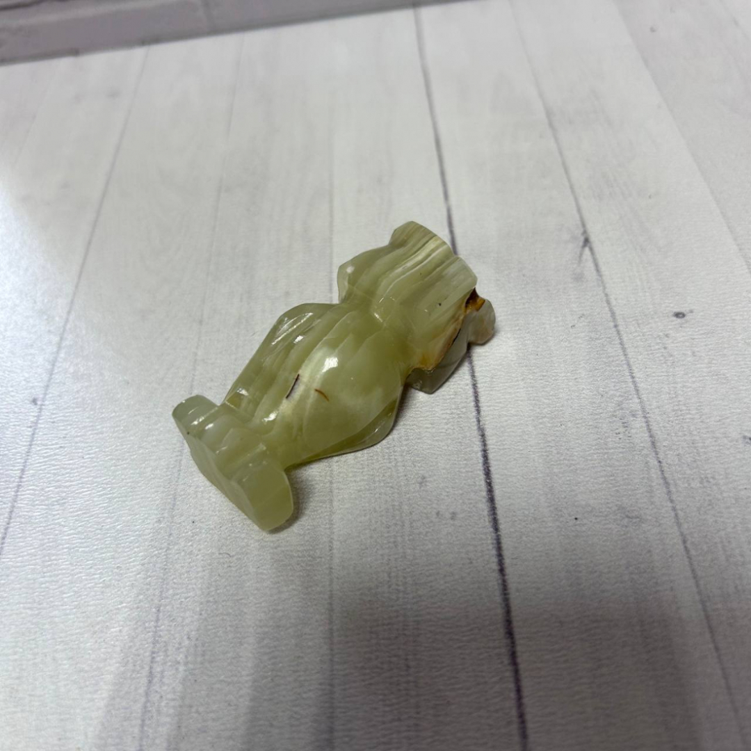 Статуэтка "Сова". Натуральный камень оникс. Картинка 4