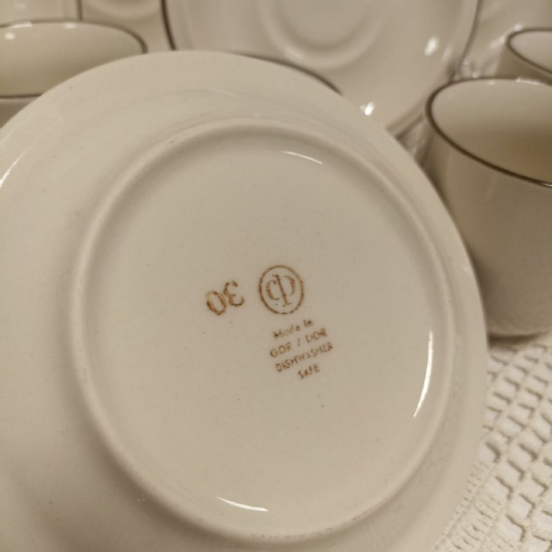 Кофейная пара Special Porzellan Germany. Фарфор айвори 100мл "Можно мыть в пос-моеч маш" Цена за 1шт. Картинка 4