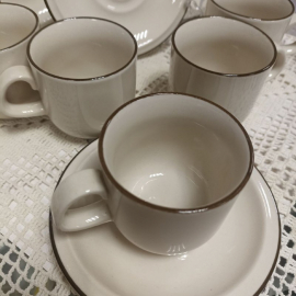 Кофейная пара Special Porzellan Germany. Фарфор айвори 100мл "Можно мыть в пос-моеч маш" Цена за 1шт. Картинка 2