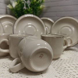 Кофейная пара Special Porzellan Germany. Фарфор айвори 100мл "Можно мыть в пос-моеч маш" Цена за 1шт. Картинка 6