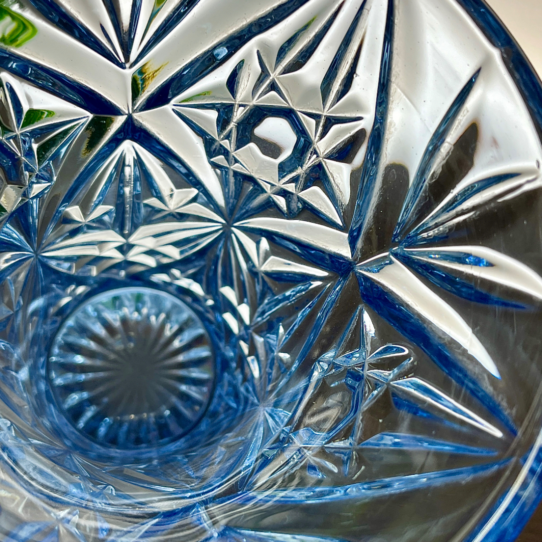 Ваза, купоросное массивное стекло. Картинка 4